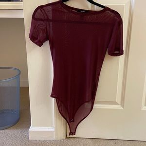 Body transparent short sleeves - purple - Forever 21 - size S